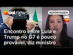 Lula e Trump no G7: Planalto evita criar expectativa para encontro no evento | Carla Araújo