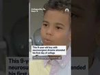 This 9-year-old boy with neurosurgeon dreams attended his first day of college