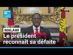 Présidentielle au Malawi : l'actuel président Lazarus Chakwera reconnaît sa défaite
