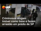 Quadrilha aluga imóvel como base e faz arrastão em prédio de Ribeirão Preto; veja vídeo