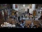 More than 20 dead after 'Islamic State suicide bombing' in Damascus church