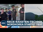 NORDKOREA: Neuer Raketen-Typ! Kim Jong Un nimmt an Test teil - Signal an USA und Südkorea