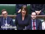 Rachel Reeves takes questions in parliament – watch live