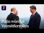 Putin stellt sich als Friedenspartner dar