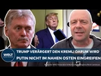 IRAN: Kremlsprecher Peskow pikiert über Trump-Affron! Russland lehnt Vermittlung in Nahost ab!