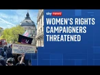 Gender ruling: Women's rights campaigners receive threatening messages