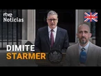 DIMITE el PRIMER MINISTRO BRITÁNICO KEIR STARMER y CONVOCA PRIMARIAS en el PARTIDO LABORISTA | RTVE