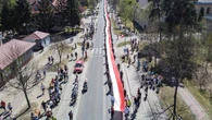 Kilometry polskiej flagi. Rekord w Bornem Sulinowie
