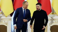 Tusk i Zełenski w Paryżu. Rozmowy o wsparciu Ukrainy