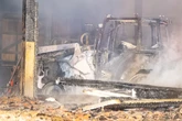 Flammeninferno in Michelstadt: Lagerhalle brennt komplett nieder