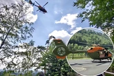 Bundeswehr-Heli eilt Bergwacht zu Hilfe: Kind fällt mehrere Meter in die Tiefe