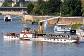 Seltener Anblick: 125-jährige "Kaiser Wilhelm" auf der Magdeburger Elbe