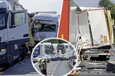 500 Liter Diesel nach LKW-Unfall auf A4 ausgelaufen: Drei Stunden Vollsperrung