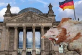 Tierischer Aufruhr vor Bundestag: PETA zündet mit Masken Bengalos und hat Plan