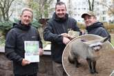 Weihnachts-Circus-Brüder tun Gutes: Drei Paten für Löffelhündin Taja