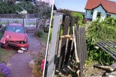 Betrunkener Seat-Fahrer kracht im Erzgebirge gegen Laterne und landet im Garten