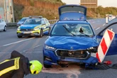 Skoda kracht in A4-Baustelle: War es der Spurhalte-Assistent?
