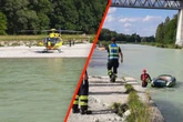 Schlauchboot kentert an Wasserwalze: Frau in Isar schwer verletzt