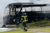 Explosion im Reisebus: Rauchwolke kilometerweit zu sehen