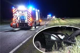 BMW kommt von Autobahn-Abfahrt bei Leipzig ab: Fahrer verletzt