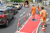 Noch mehr Rot für Radfahrer: Hier sorgt die Stadt Leipzig für mehr Sicherheit