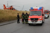 Kia kollidiert mit Roller: Person wird reanimiert und lebensgefährlich verletzt