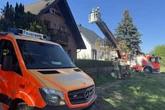 Flammen greifen in Französisch-Buchholz auf Wohnhaus über
