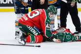 Publikum stockt der Atem! Eishockey-Profi stürzt auf Kopf und bleibt liegen