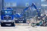 Nach Flammeninferno in Stuttgart: Abrissarbeiten auf Großmarkt gehen weiter