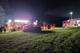 Rund fünfeinhalb Hektar Wald und Moor in Flammen: A8 am Chiemsee voll gesperrt