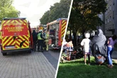 Keller in Wohnhaus brennt: Feuerwehr-Einsatz in Gorbitz