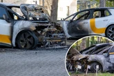 Linker Grillanzünder-Anschlag: Vier Autos der Stadtwerke in Connewitz abgefackelt