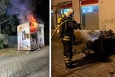 Brandserie hält Feuerwehr in Atem: Teenager zünden Unrat und Container an