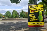 Plakataktion soll Dresdner Brunnen doch noch zum Sprudeln bringen