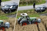 Schwerer Unfall: Kleinkind bei Überschlag aus Traktor geschleudert
