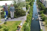 Leipzigs Karl-Heine-Kanal erhält Sommerschnitt: 400 Tonnen Biomasse, Tendenz steigend