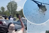 Helikopter lässt Geld vom Himmel regnen: Dieser emotionale Grund steckt dahinter