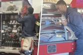 Flauschige Kollegin: Feuerwehrkatze Peanut bringt alle Herzen zum Schmelzen