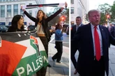 Demonstranten bezeichnen Trump bei Restaurant-Besuch als "Hitler unserer Zeit"