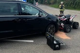 Quad-Fahrer nach Frontalcrash mit Seat meterweit durch Luft geschleudert und schwer verletzt