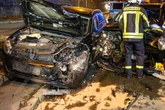 Unfall im Erzgebirge: VW und Ford krachen zusammen