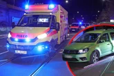Unfall in der Dresdner-Neustadt: Fußgänger von Auto erfasst