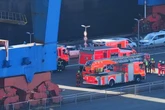 Lebensgefahr! Mann klettert auf Kran im Hamburger Hafen