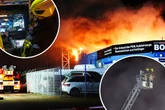 Großbrand: Autohaus-Werkstatt in Leipzig durch Flammen zerstört
