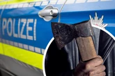 Grauhaariger Mann überfällt Sonnenstudio und bedroht Teenagerin mit Axt