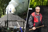 Köhler aus dem Tharandter Wald: Dieser Mann brennt für seinen Meiler