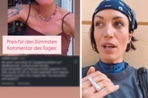 "Dümmster Kommentar": Tessa Bergmeier teilt scharf gegen Userin aus
