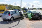 Autos krachen auf der B173 zusammen! Straße noch immer gesperrt