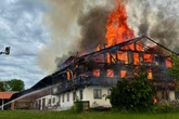 Großeinsatz am Tegernsee: Millionenschaden bei Brand auf Bauernhof