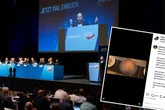 Aktivisten servieren AfD veganes Hakenkreuz zum Frühstück